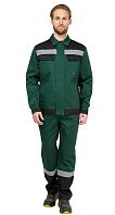 Костюм мужской рабочий летний 'Джокер' МВО с брюками зеленый-черный